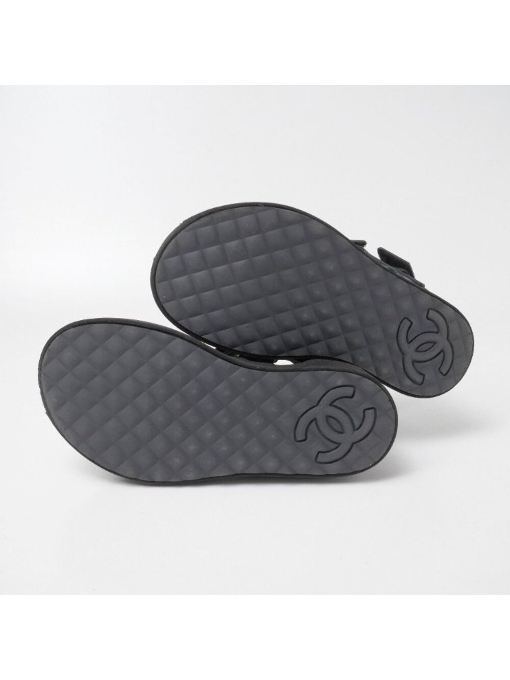 ★SOLD★ Chanel Sandals 36 CC Logo Quilted Sports Shoes - Picture 10 of 10